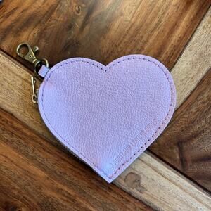 Portland Leather Heart Bag Charm Pouch FAST SHIP PINKABOO Heart Purse Charm NEW